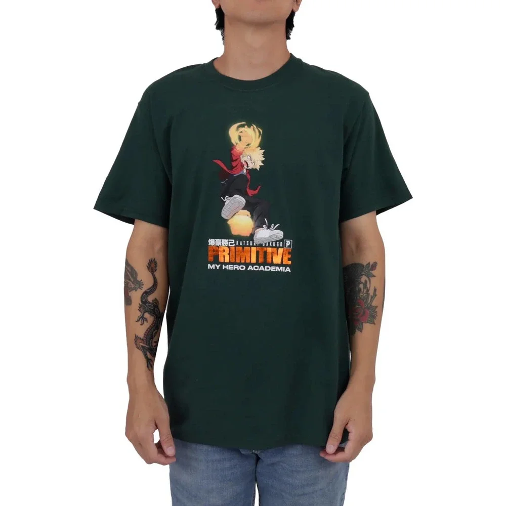 Primitive Skateboarding Men's X My Hero Academia Explosive Speed Tee T-Shirt